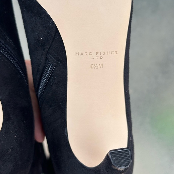 Marc Fisher LTD Black Over-the-Knee Boots Qulie, Size 6.5M - Picture 15 of 16